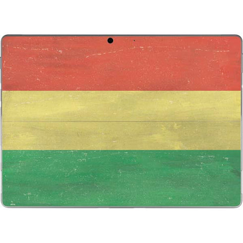 Bolivia Flag Distressed Surface Pro 9 Skin